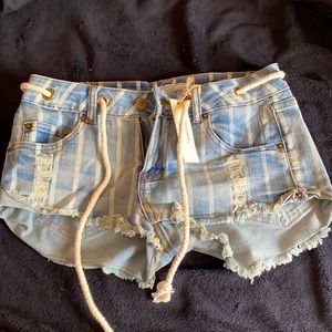 Jean beach shorts